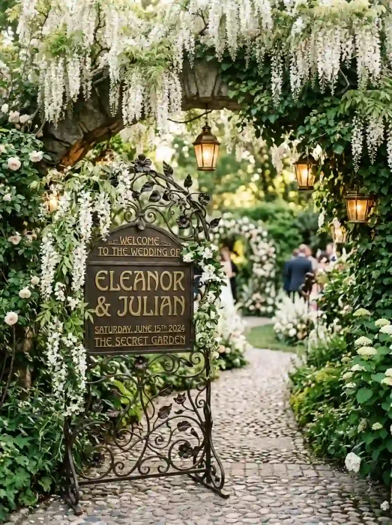 Wrought-Iron Scrollwork Signage & Gateways