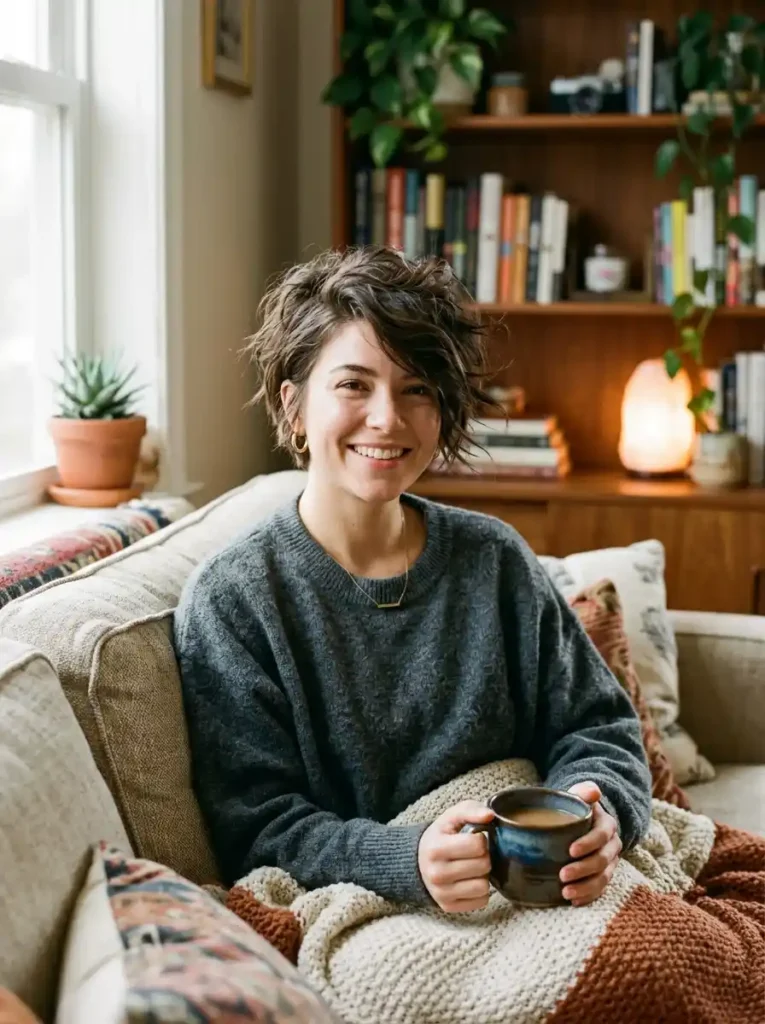  Messy Bedhead Long Pixie