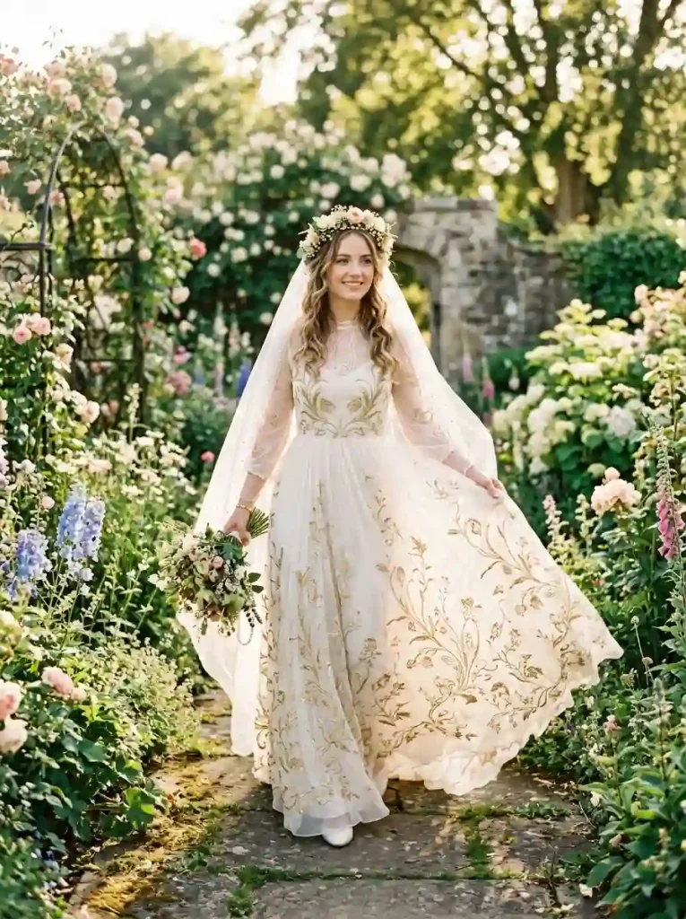  Ethereal Alphonse Mucha-Inspired Bridal Attire