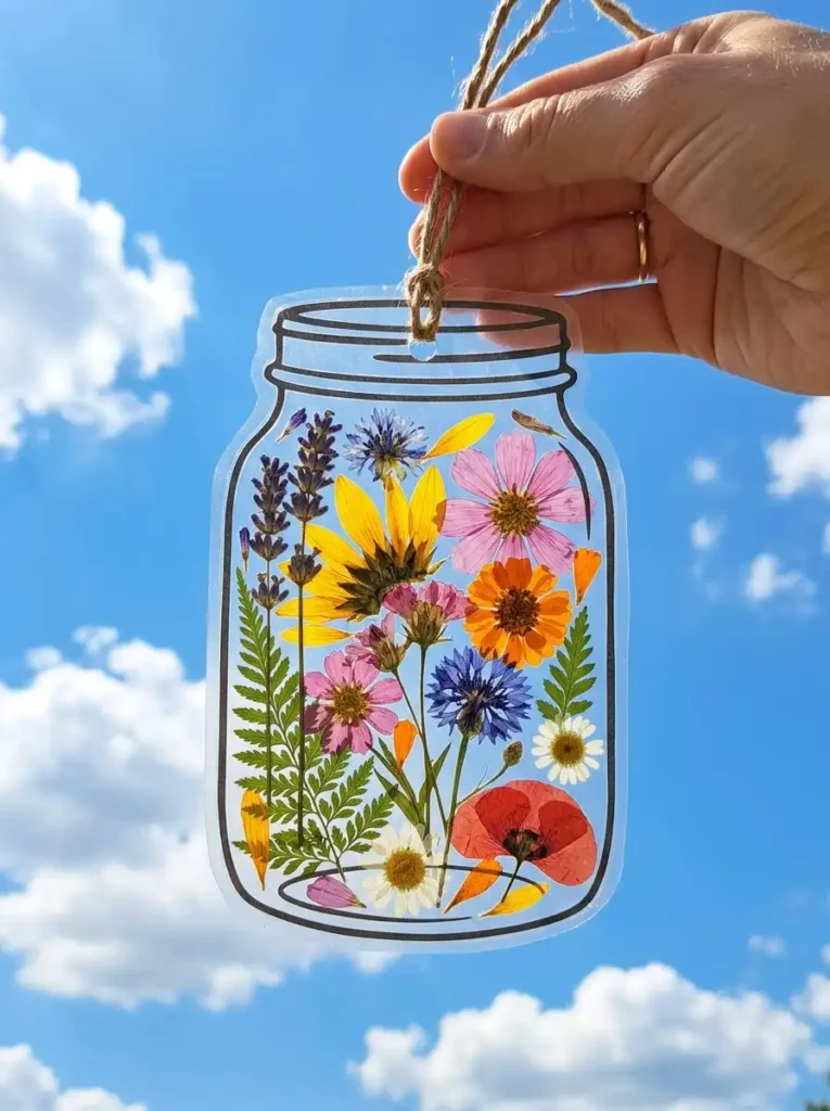  Natural Leaf and Flower Sun Catchers