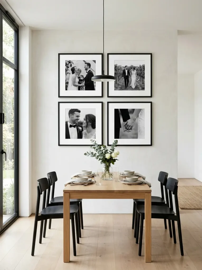 The Balanced 4-Frame Square Grid (Four 16x16 or 20x20 Inch Prints)