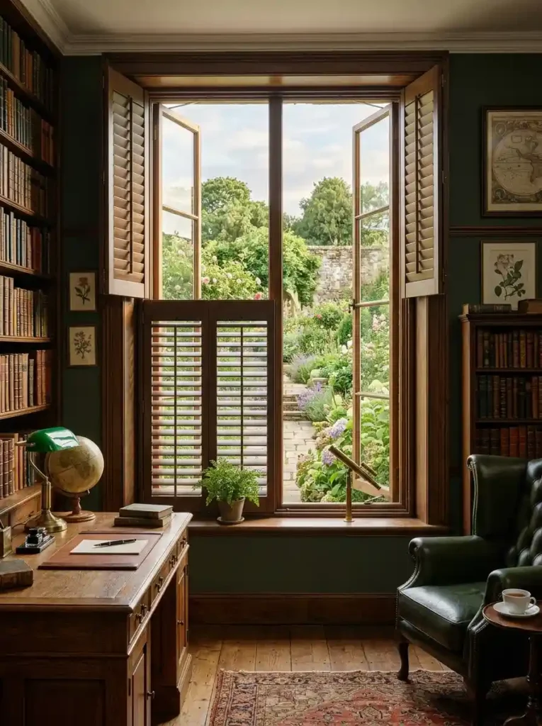  Rich Natural Stain Hardwood Shutters