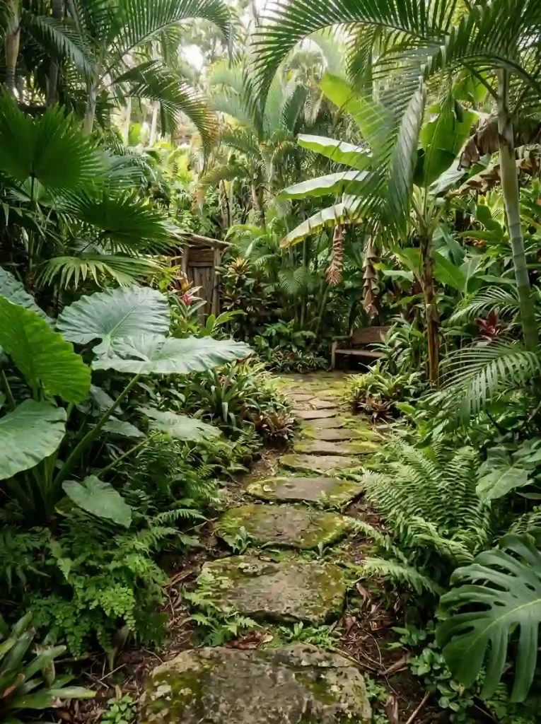 Tropical Garden Pathway