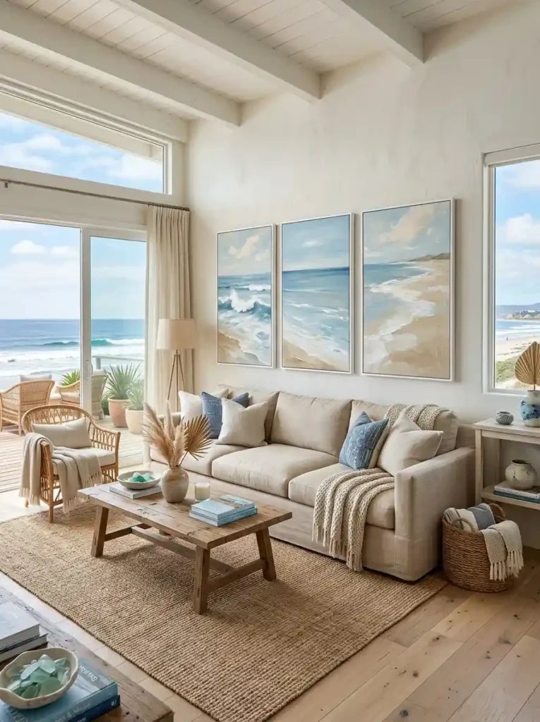  Coastal Landscape Triptych