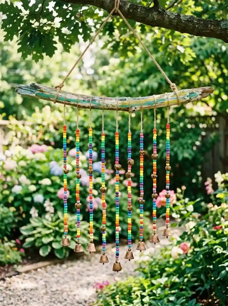  Colorful Beaded Wind Chimes