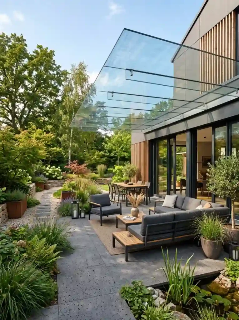  Glass Roof Patio Extension
