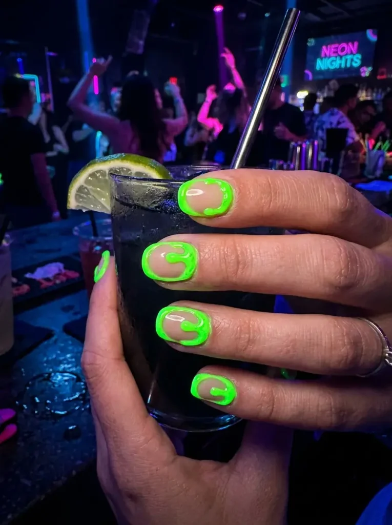 Glowing Neon Slime Cuticles