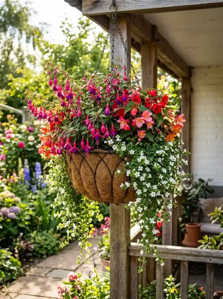  Hanging Woven Coconut Coir Baskets