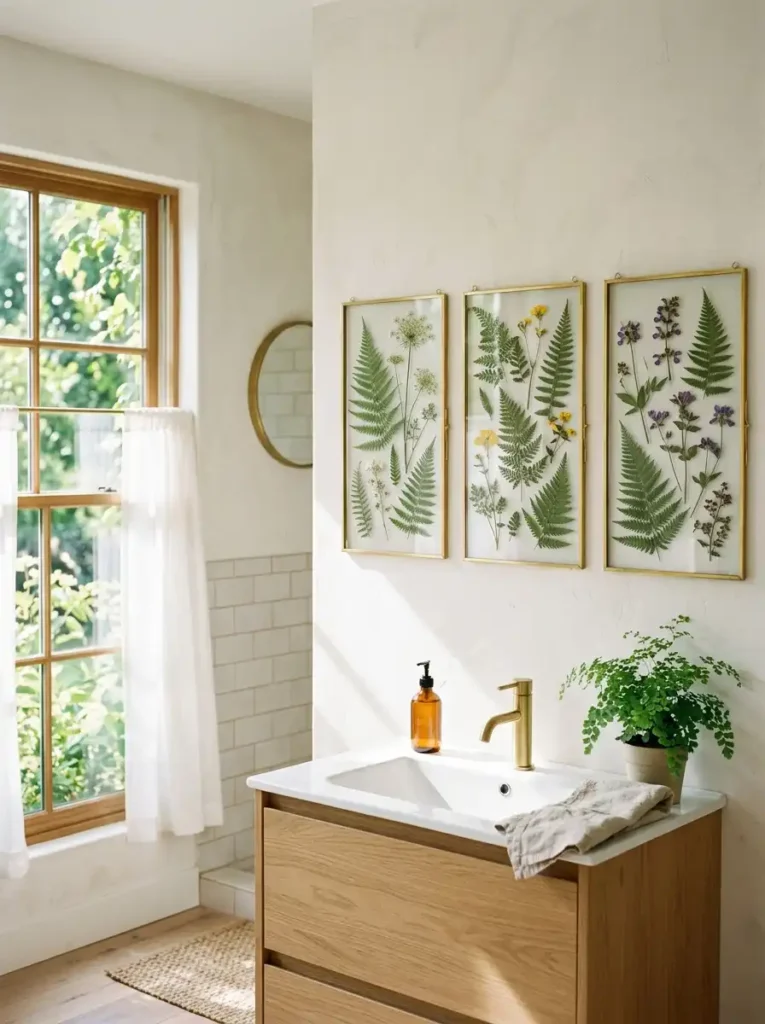 Pressed Botanical Floating Glass Prints