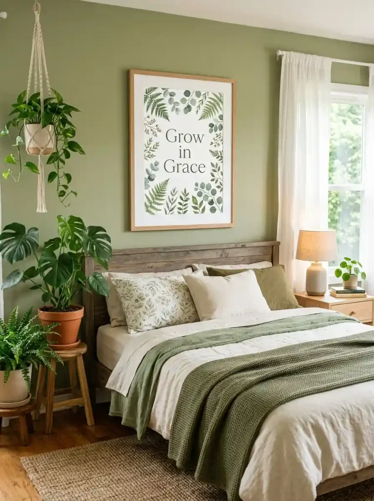  Botanical "Grow in Grace" Typography
