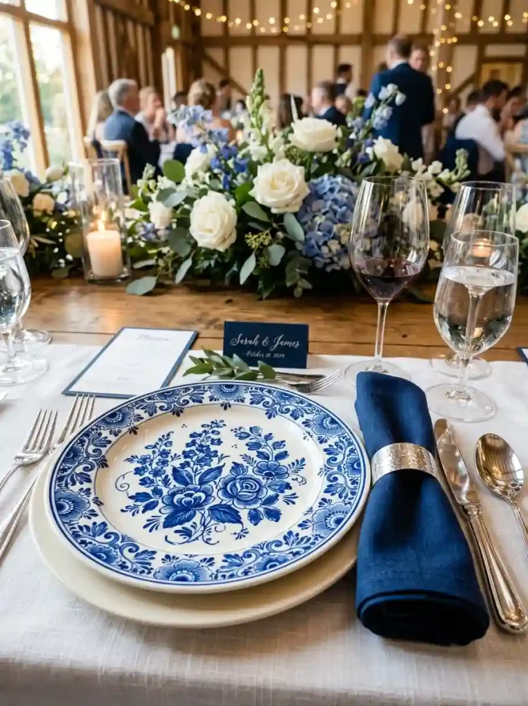 Classic Blue & White Delftware-Inspired Patterns
