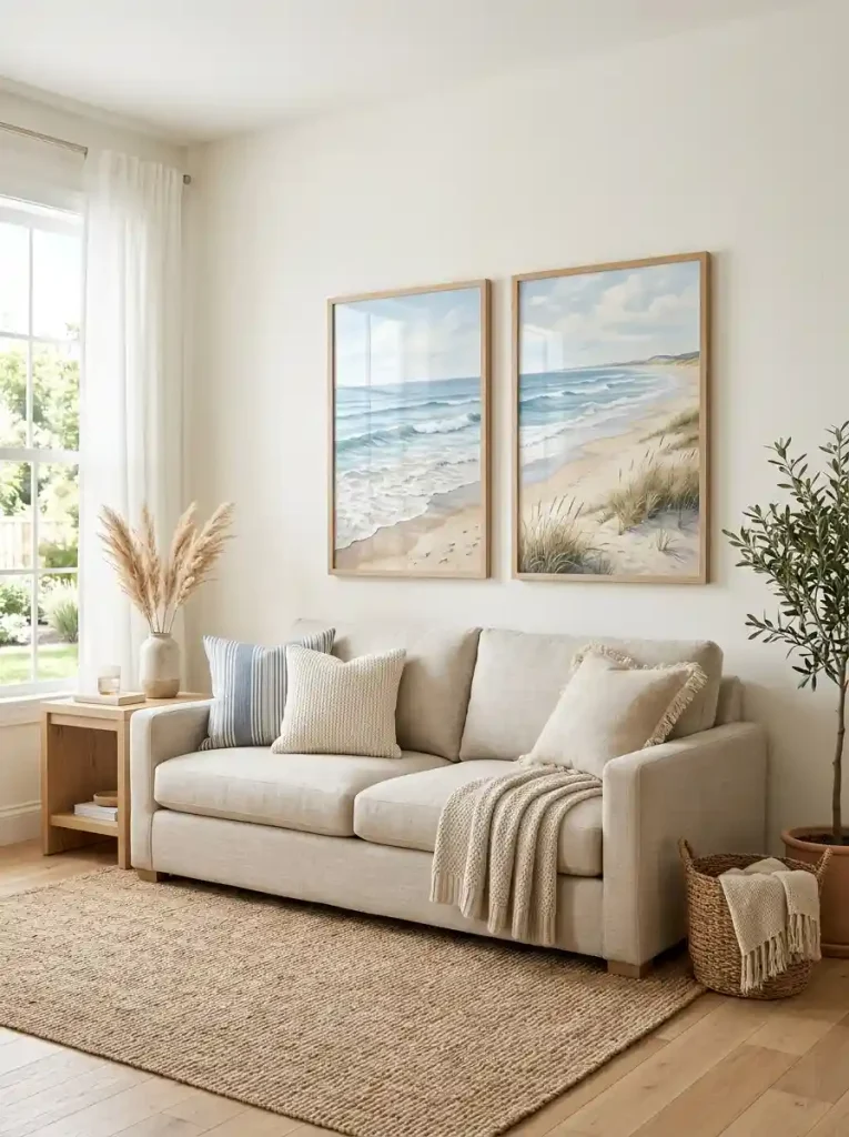 Coastal Ocean Art Pair