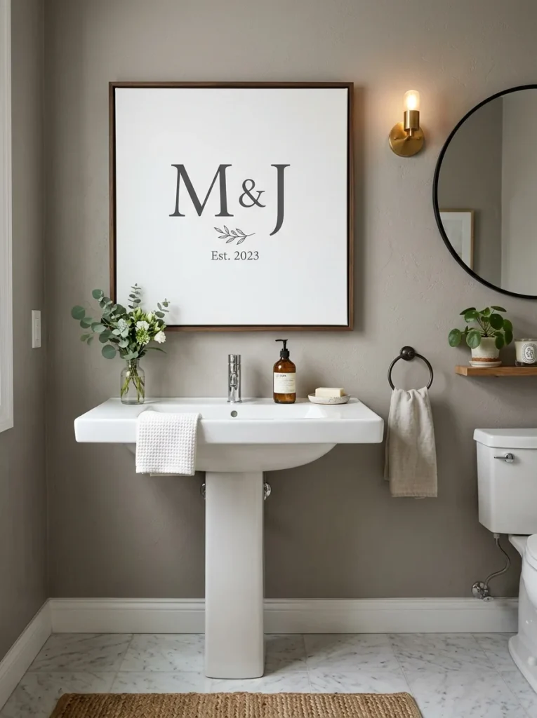  Custom Monogram & Initial Canvas