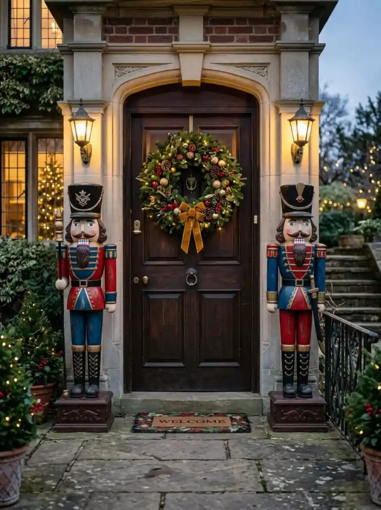  Life-Sized Guarding Nutcrackers
