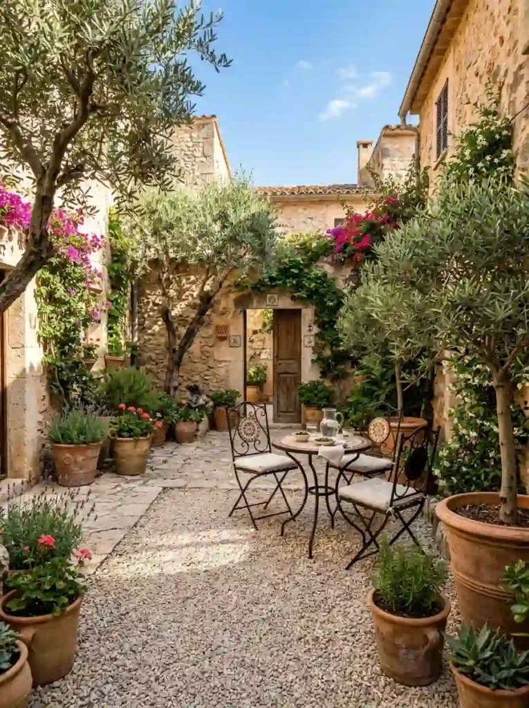  Mediterranean Courtyard Patio