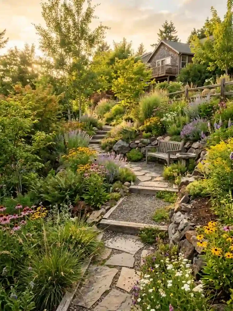 Native Plant Slope