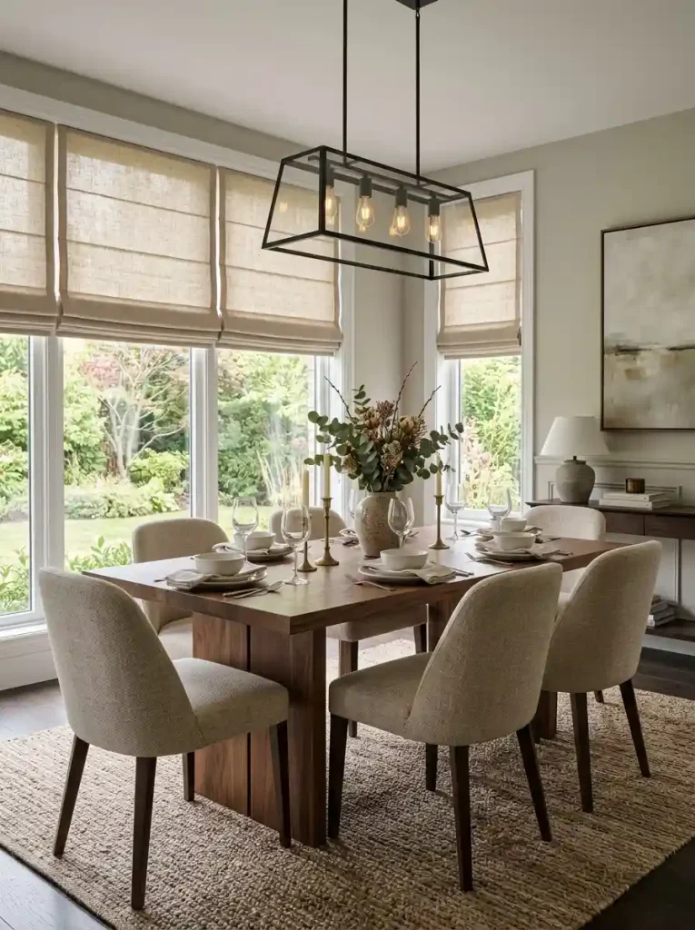 Roman Shades for Oversized Windows