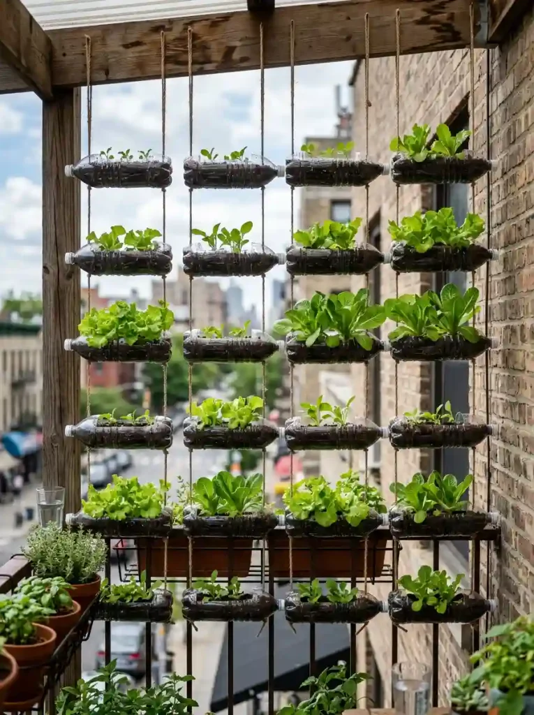 Suspended Plastic Bottle Hanging Ladder