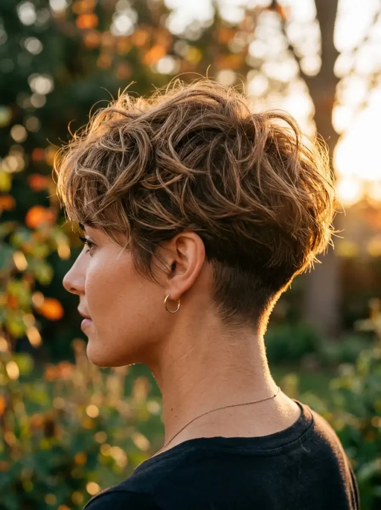 Voluminous Undercut Long Pixie