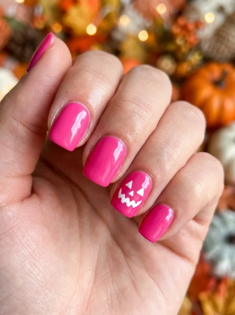 Barbiecore Pumpkin Cutouts