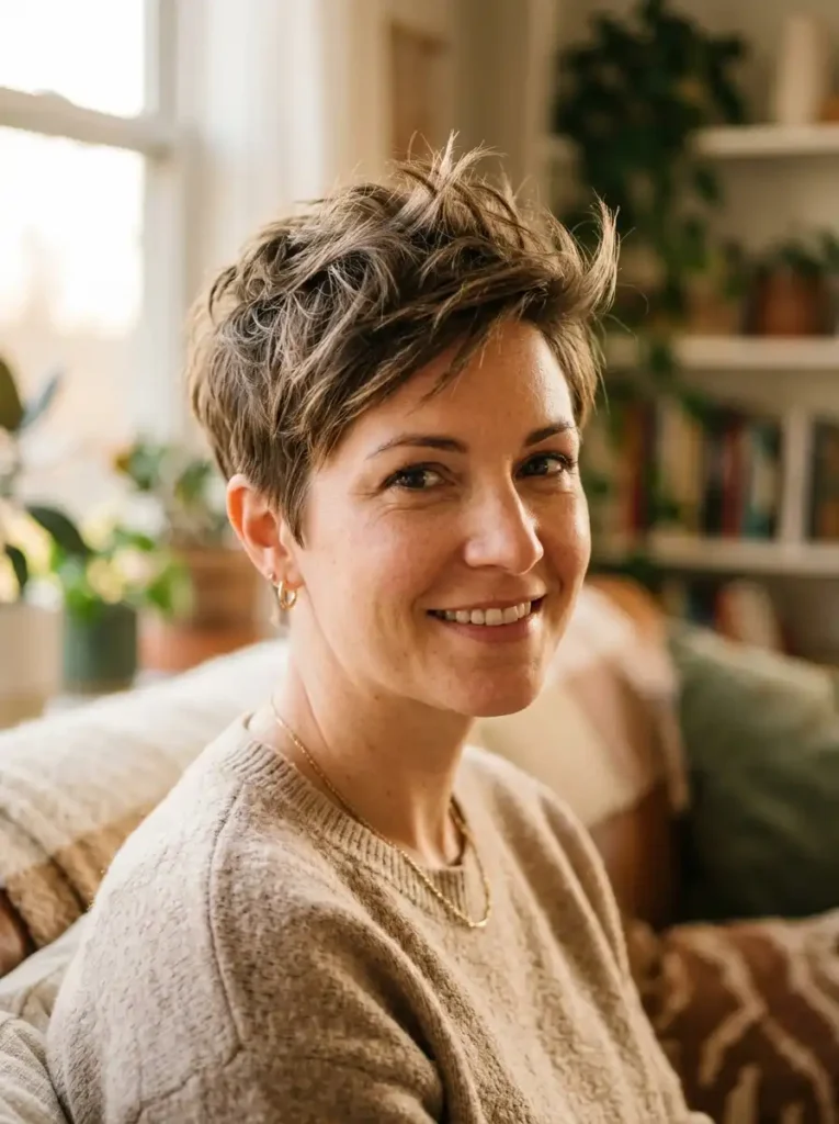  Choppy Pixie with Crown Lift