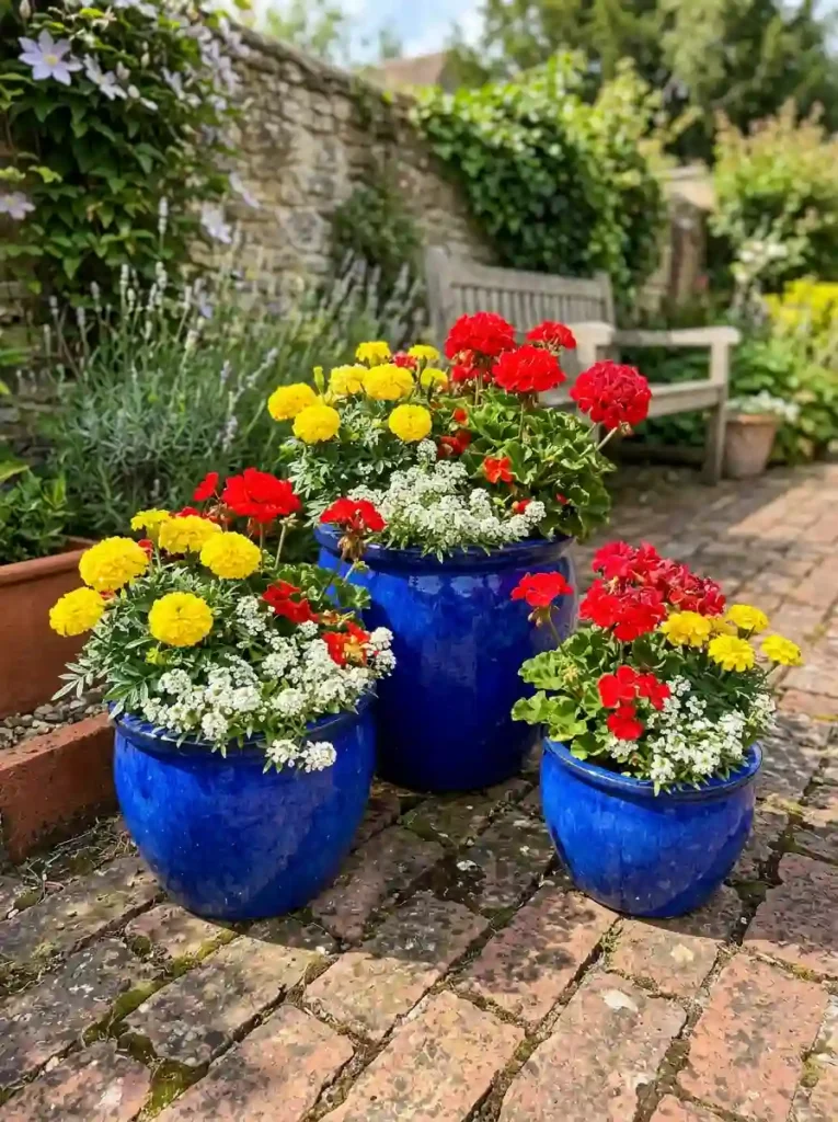 Colorful Glazed Ceramic Pot Clusters