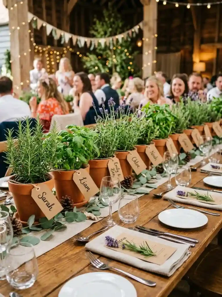  Potted Herbs & Botanical Favors