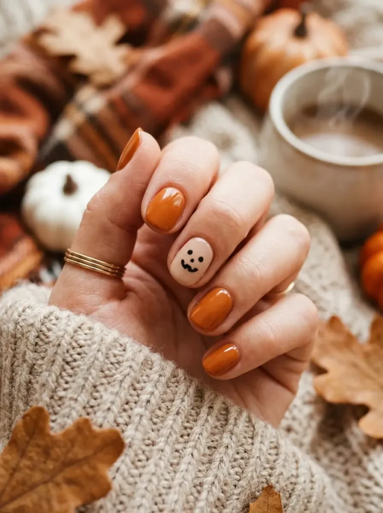 Tiny Pumpkin Cutout Dots
