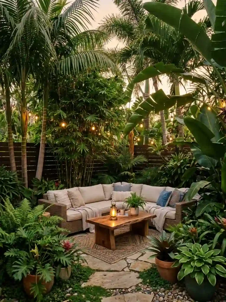 Tropical Privacy Screen