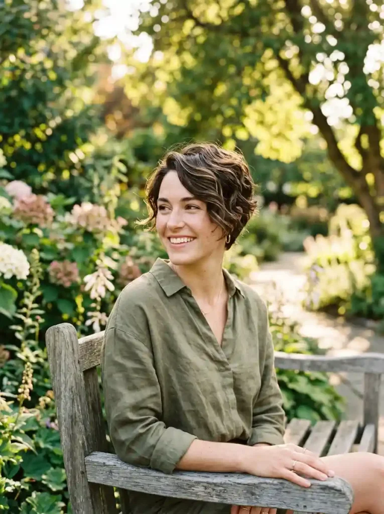 Wavy Long Pixie for Natural Texture
