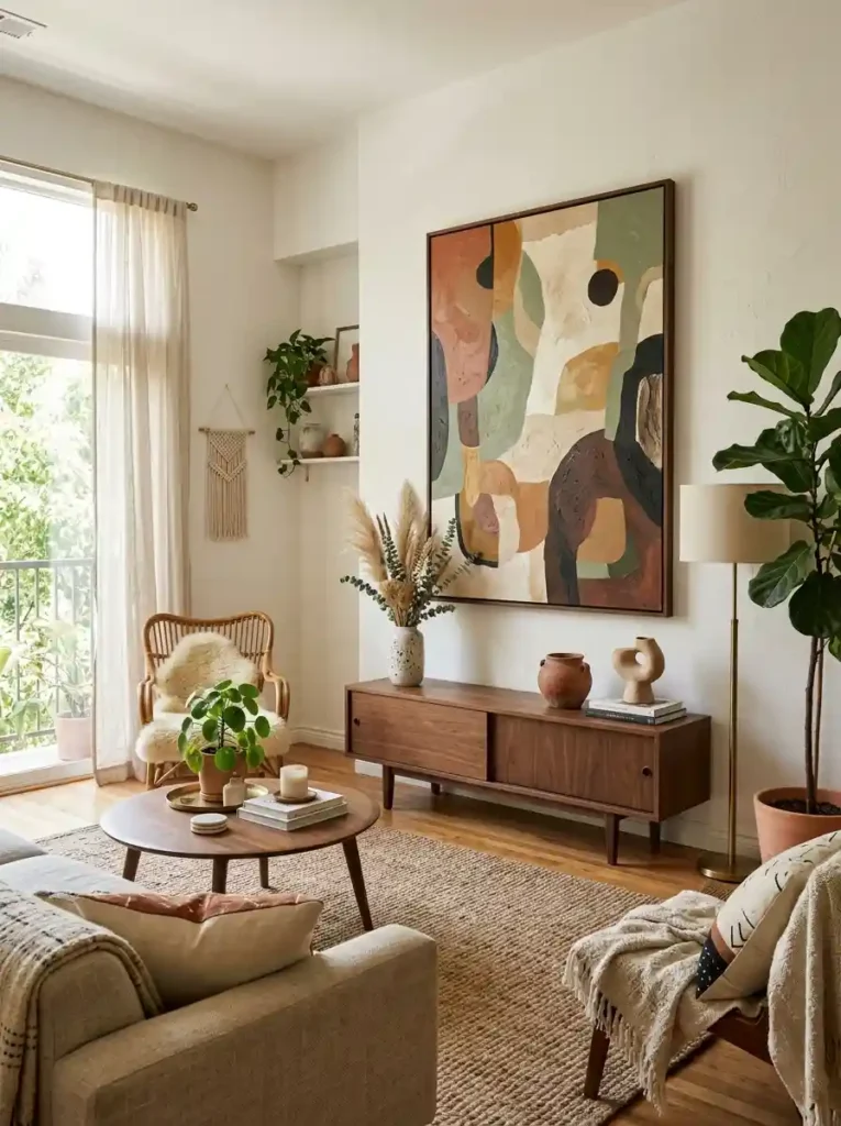 Abstract Mid-Century Wall Art