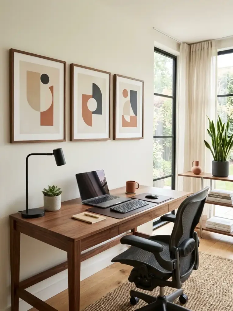 Earth-Tone Geometric Prints