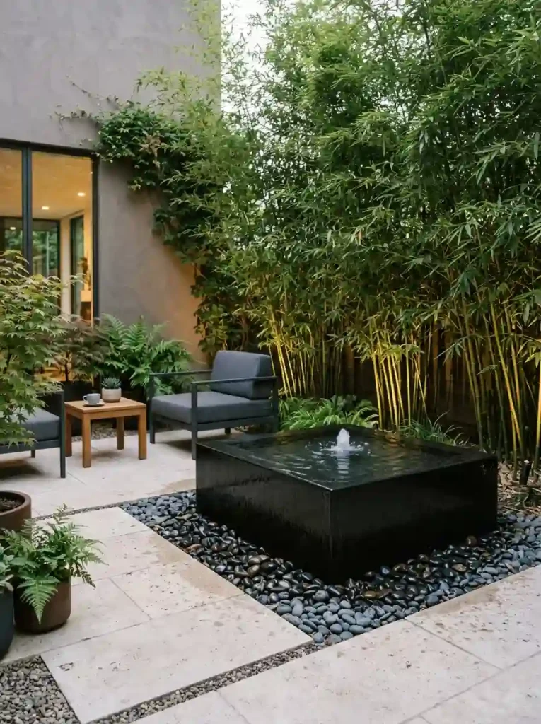  Integrated Water Feature & Reflection Pool