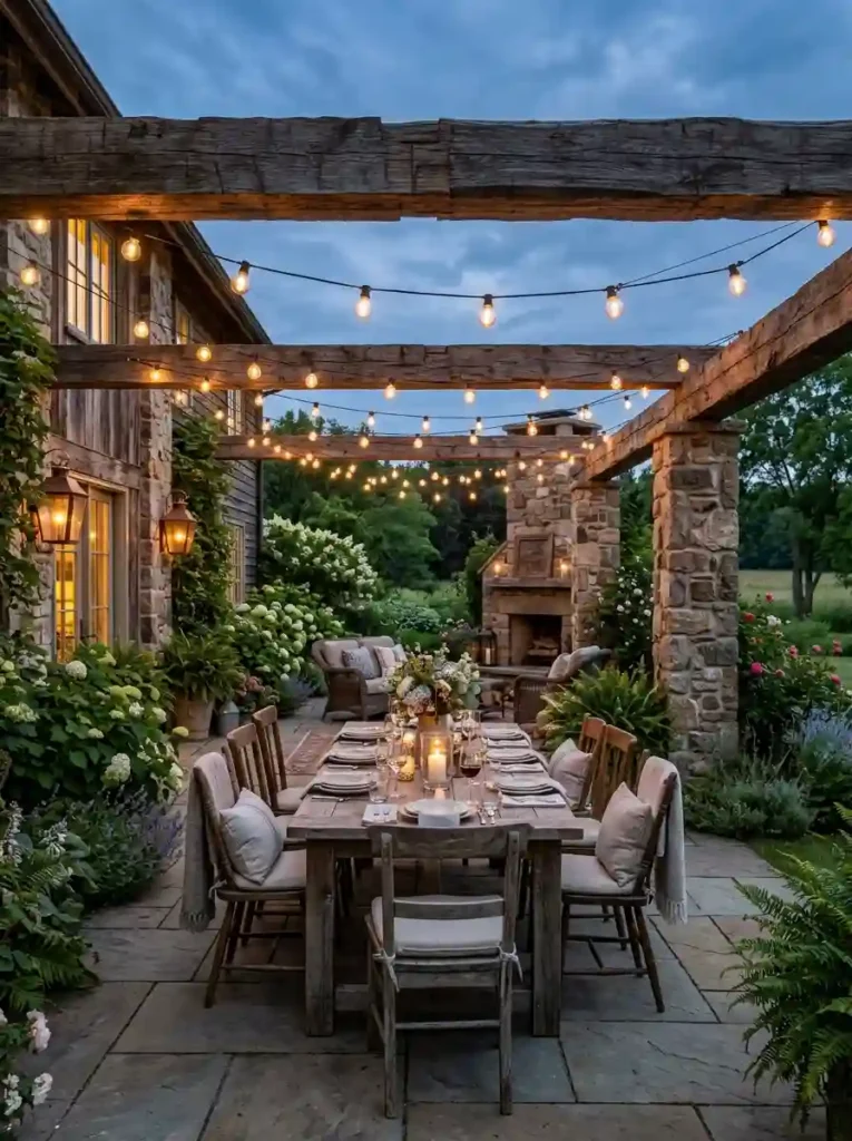 Rustic Wood Beam Extension