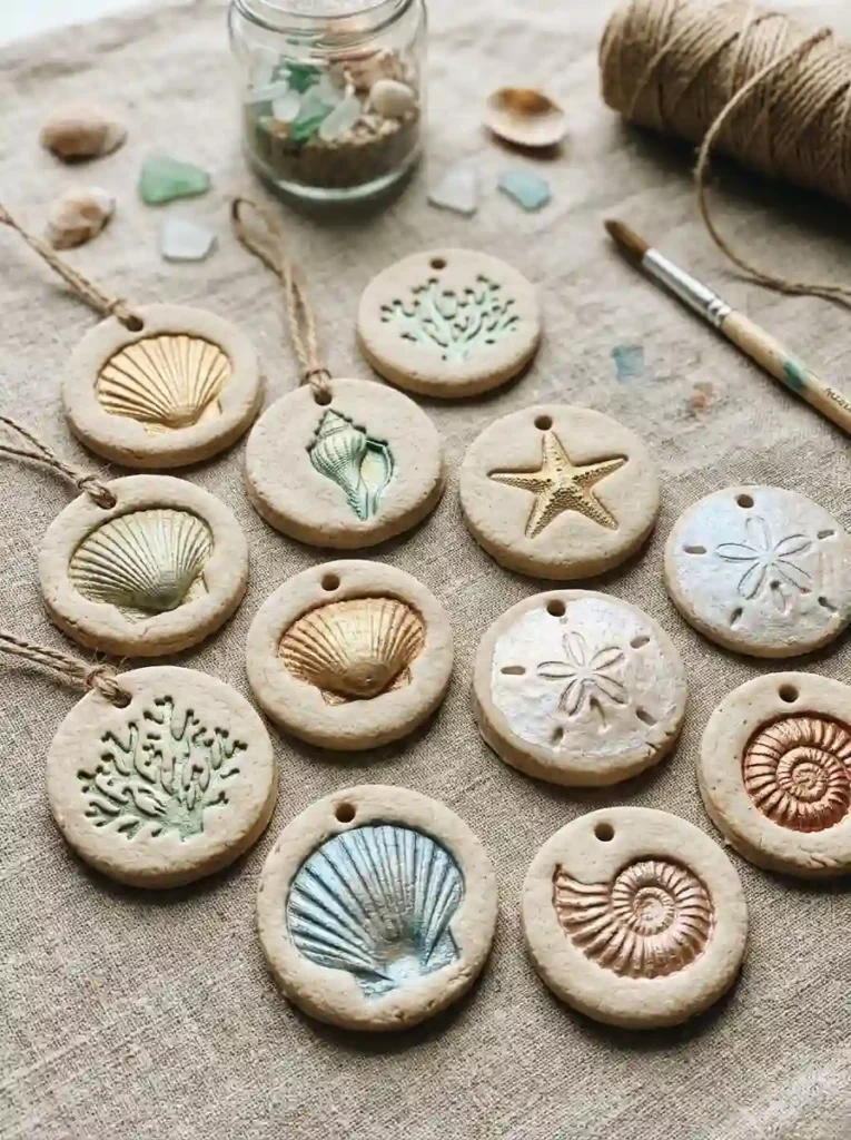 Salt Dough Shell Keepsake Impressions