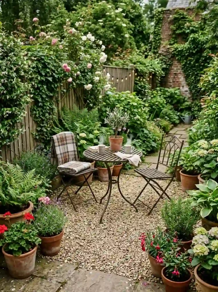  Gravel Patio with Stepping Stones
