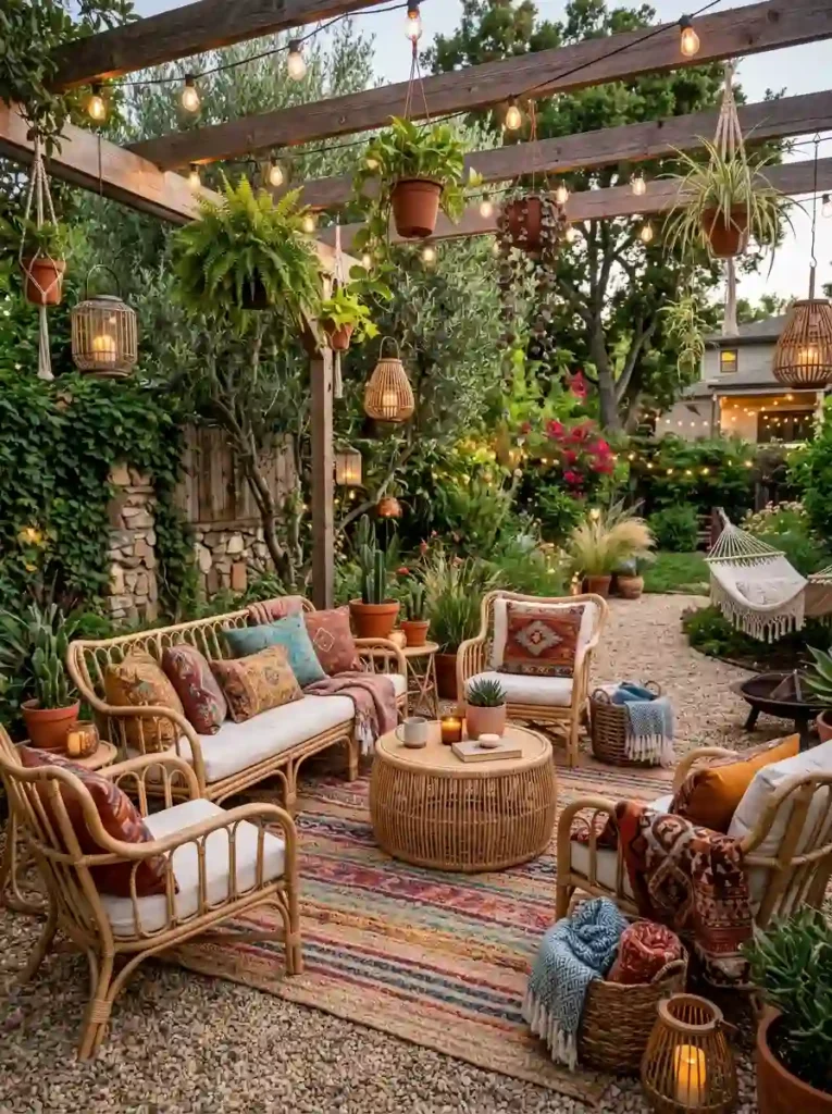  Boho Gravel Lounge