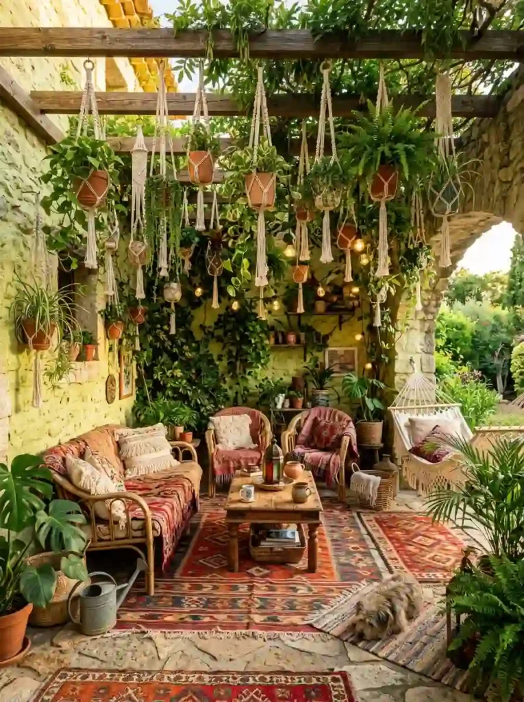 . Create a Macramé Plant Corner