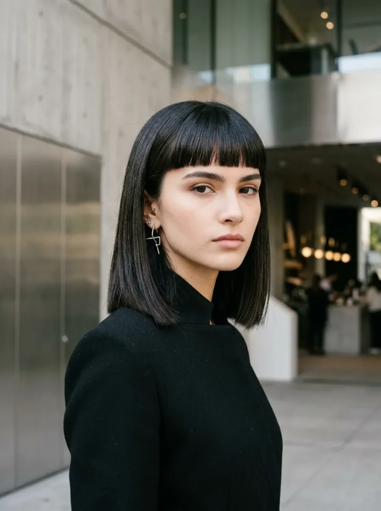 Micro-Fringe Blunt Cut