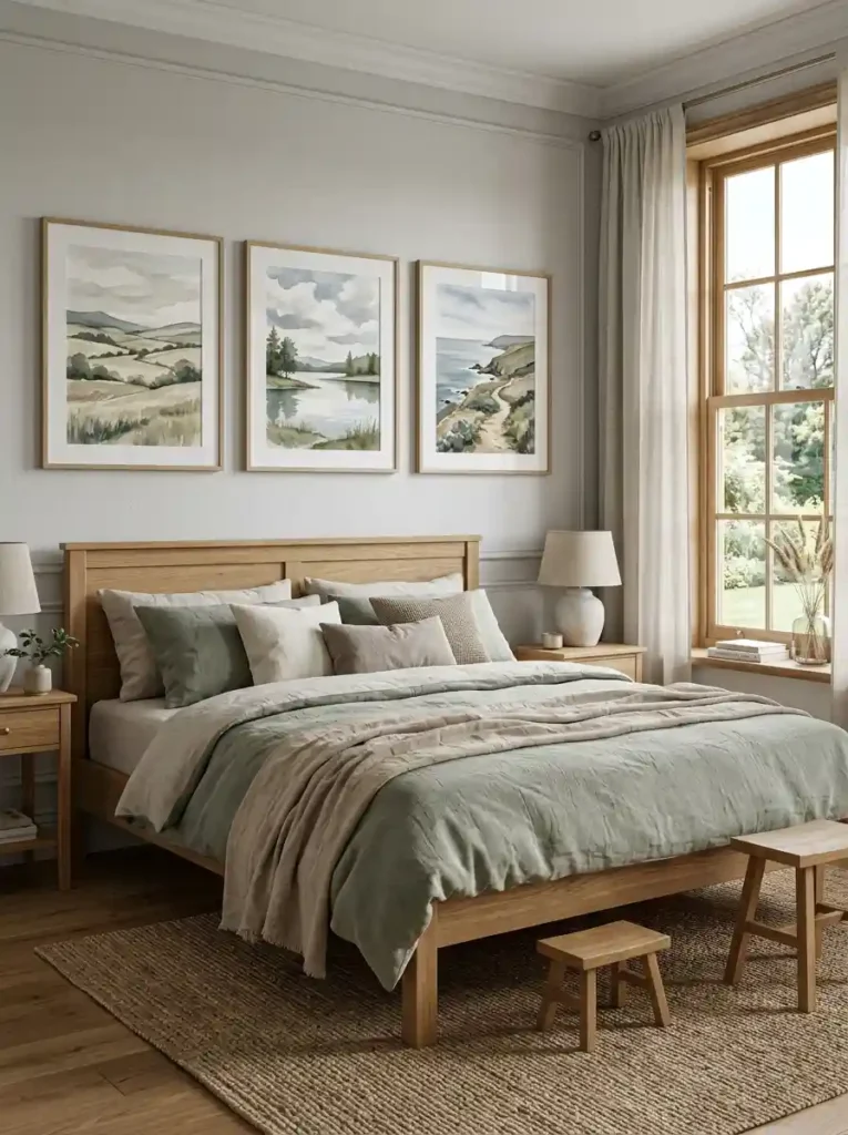 Soft Watercolor Landscape Trio