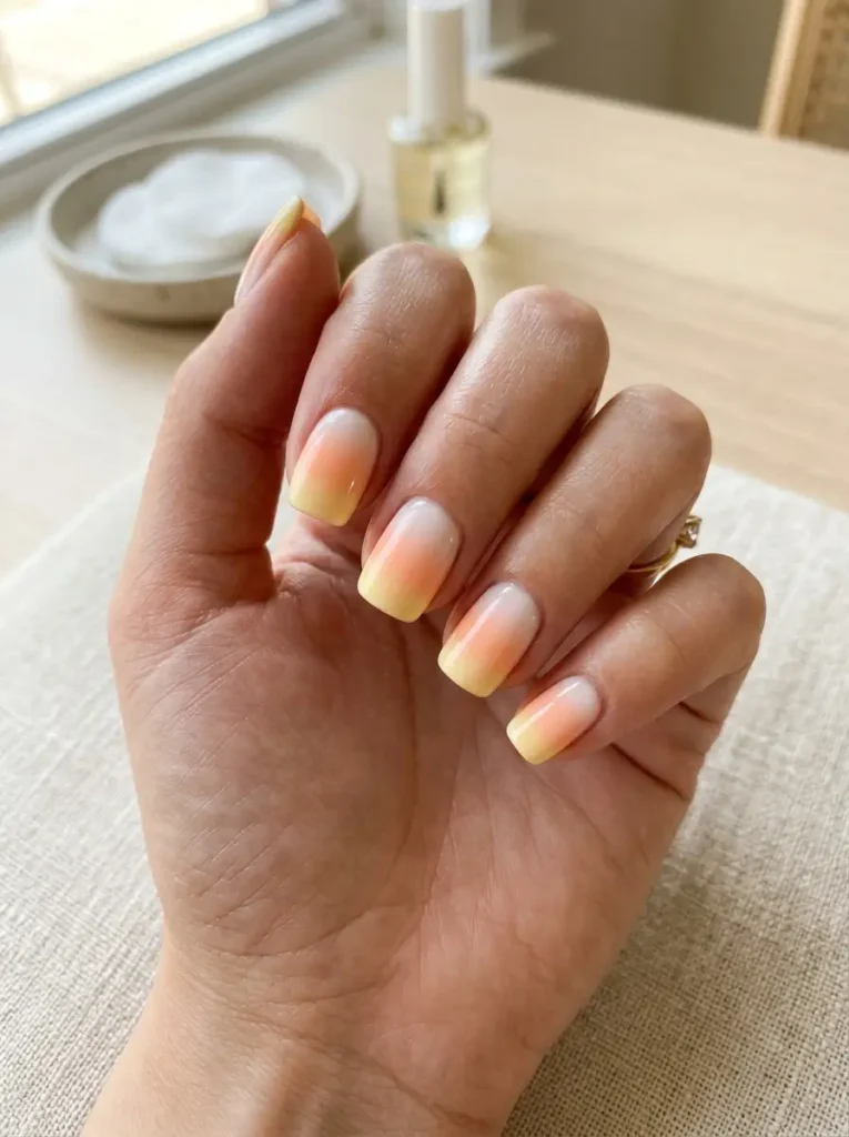Candy Corn Gradient French