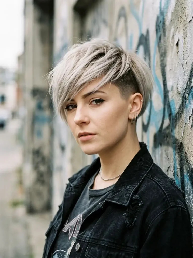 . Choppy Undercut Pixie Bob