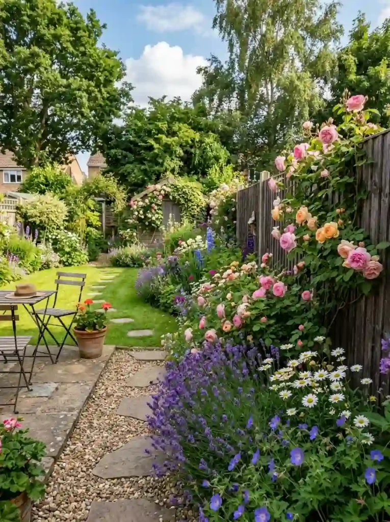 Create a Flower-Filled Fence Border