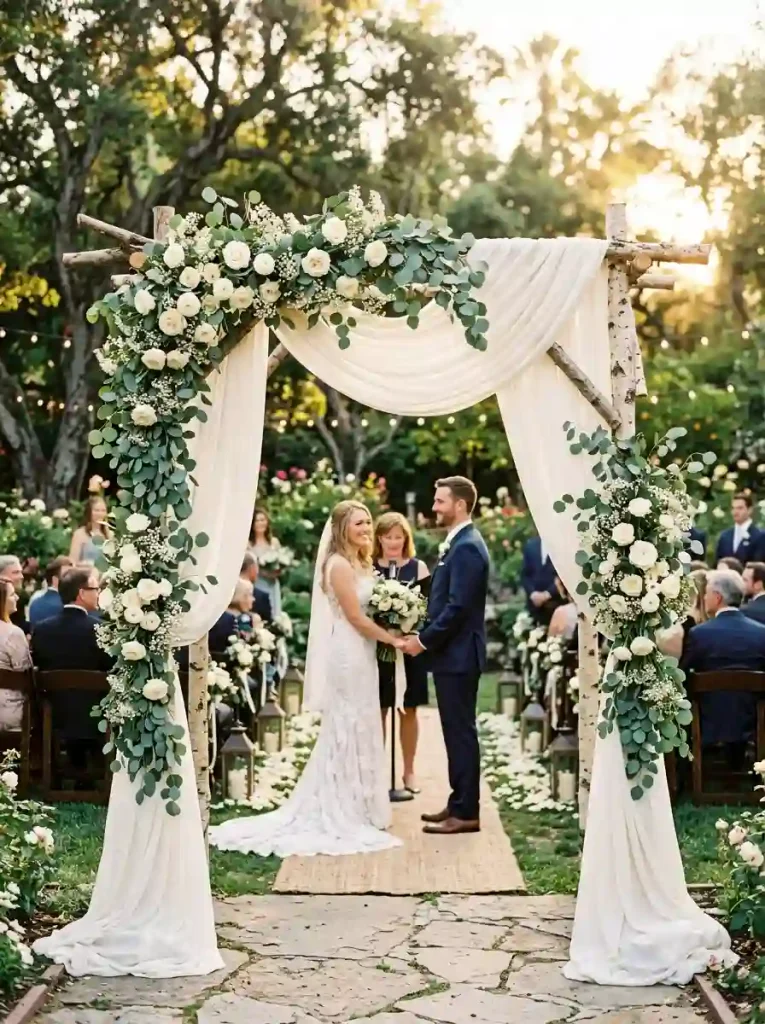 DIY Rustic Wedding Arch