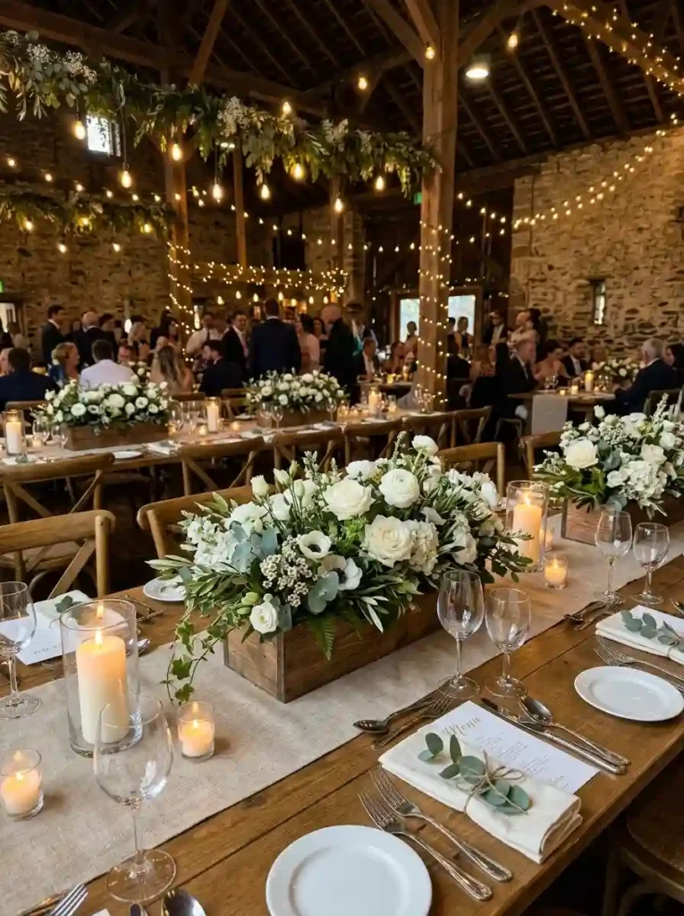 DIY Rustic Wooden Centerpieces