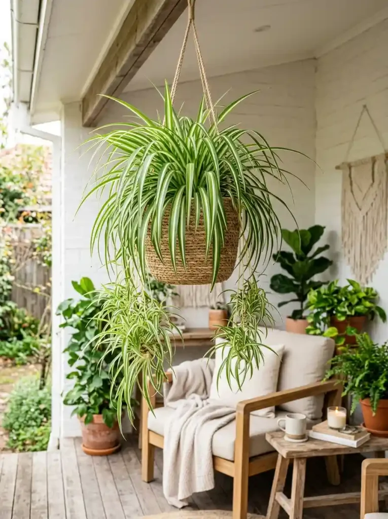  Hanging Spider Plants