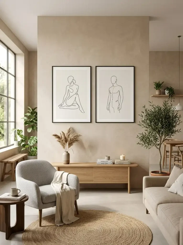  Minimalist Continuous Line Art