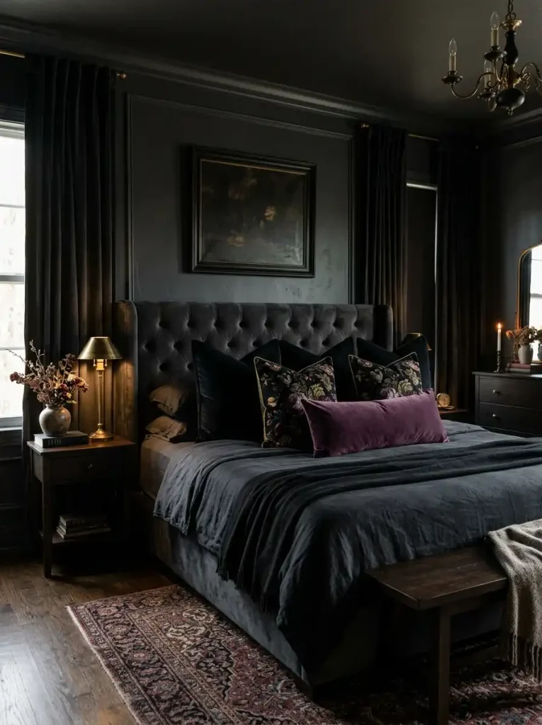 Moody Velvet & Dark Floral Drama