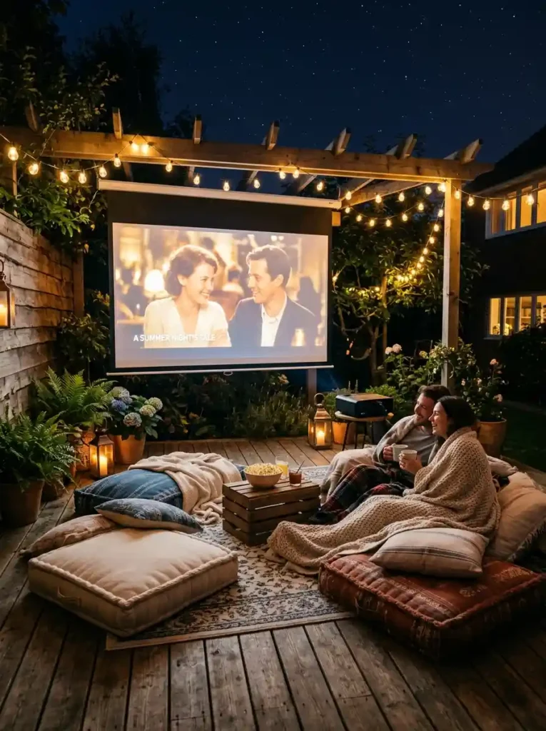 Outdoor Cinema & Projection Screen