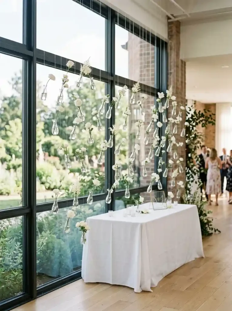  Suspended Flower Bud Vase Arrays